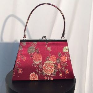 🌼Vintage🌼 Oriental satin handbag